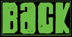 The word 'Back' in bright green letters.